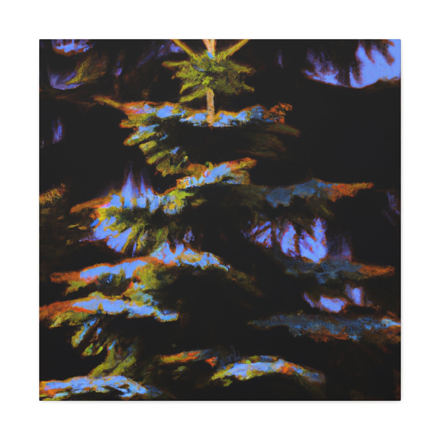 "Lush Douglas Firs" - Canvas