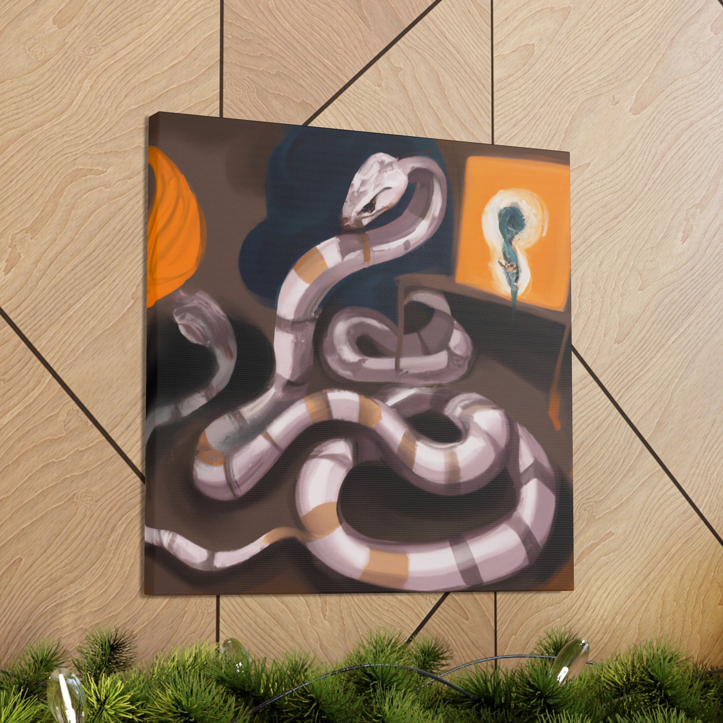 "Corn Snake in Flight" - Canvas