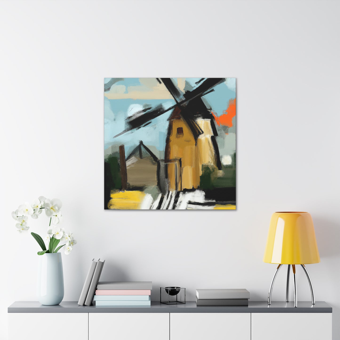 Windmill of abstraction - Canvas