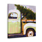 "Vintage Christmas Delivery Joy" - Canvas