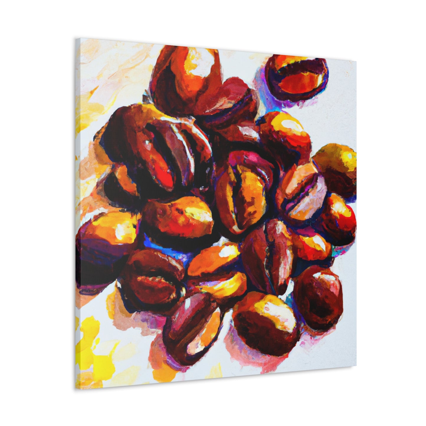 Cup of Coffee Beans - Canvas