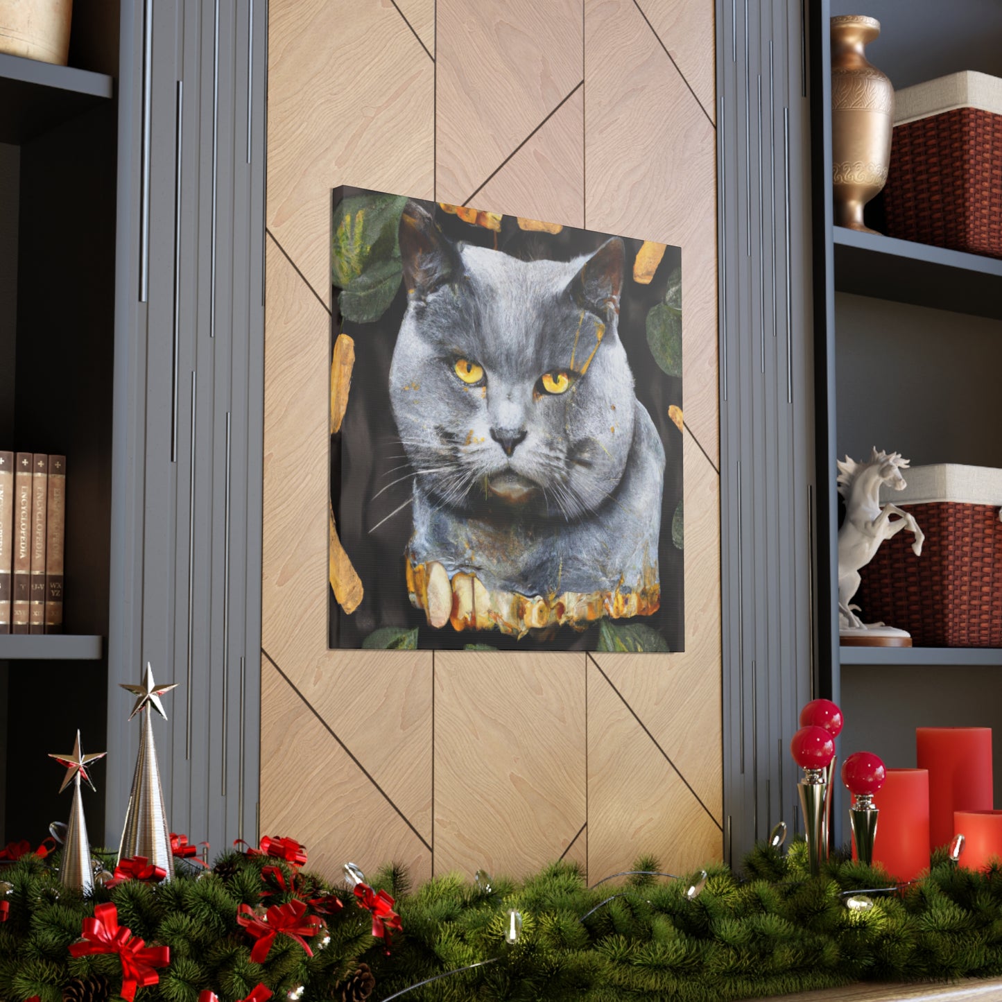 "Purrfect British Shorthair" - Canvas