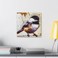 "Chickadee Enchantment Aglow" - Canvas