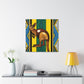 "Wallaby's Art Deco Drive" - Canvas