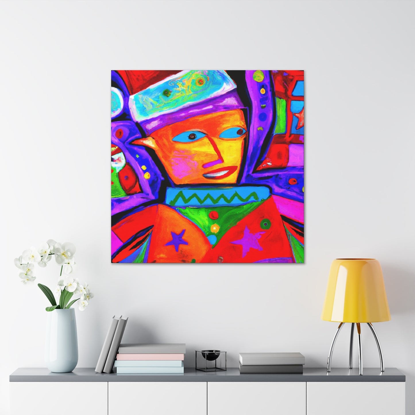 Elf in Fauvist Colors - Canvas