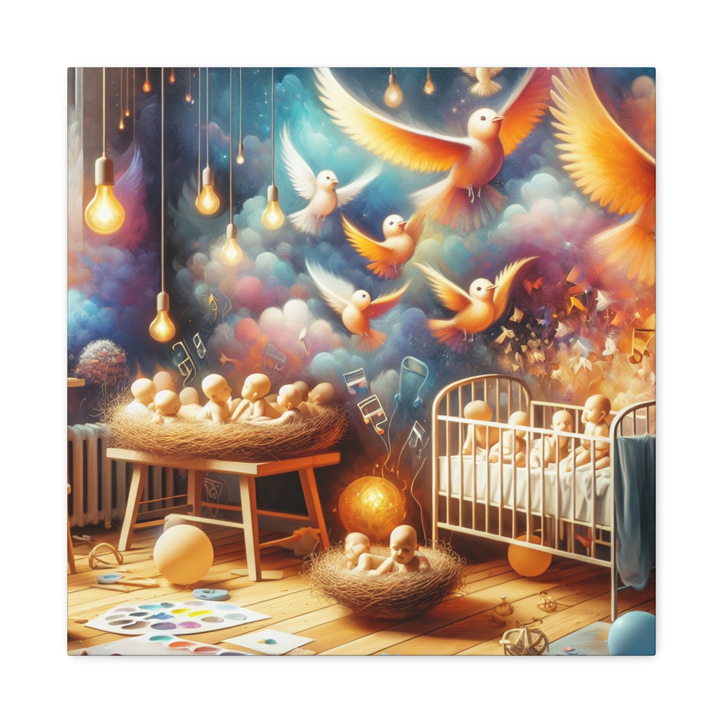 Avian Dreamscape Serenade - Canvas