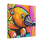 Platypus in Reflection - Canvas