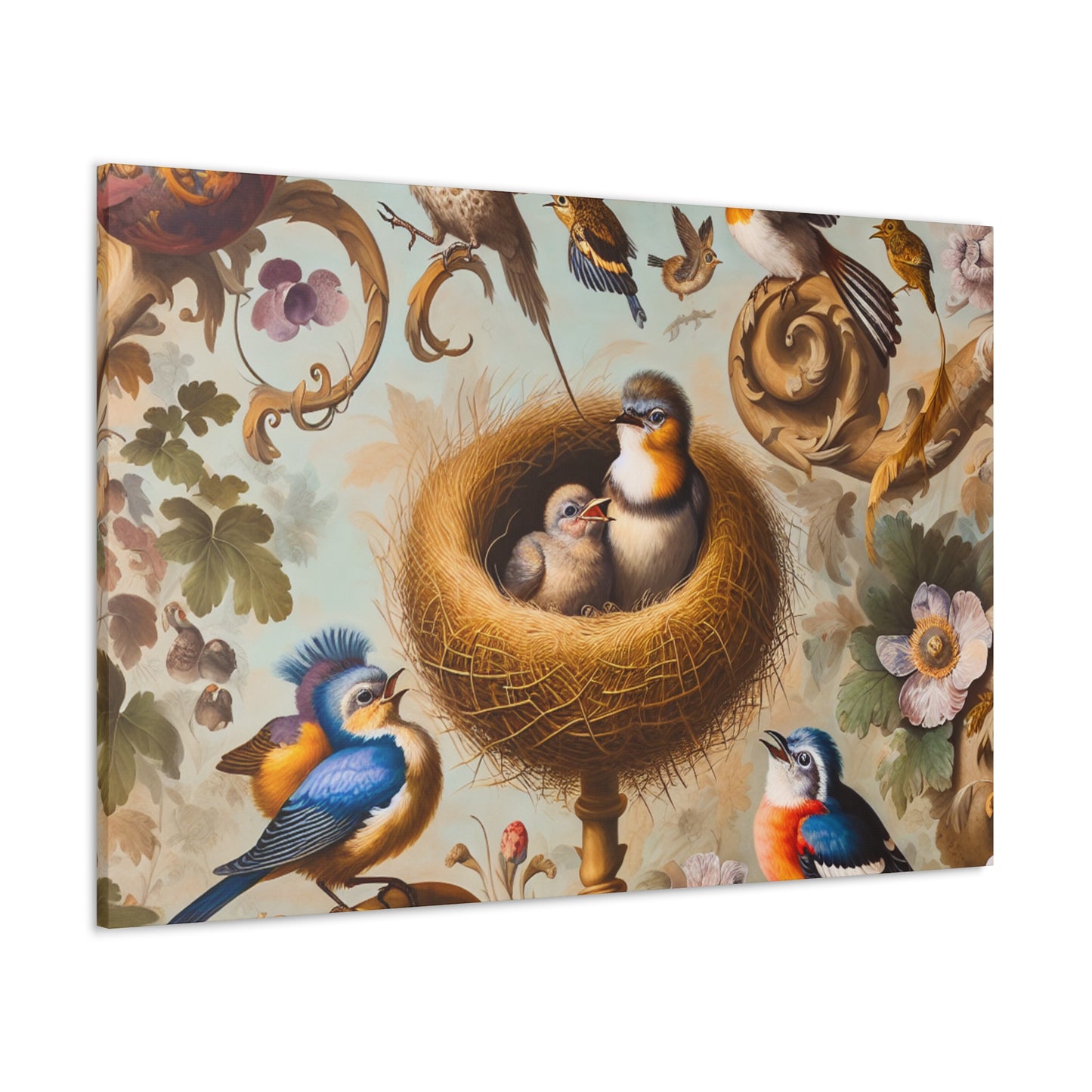 Enchanting Avian Serenade - Canvas