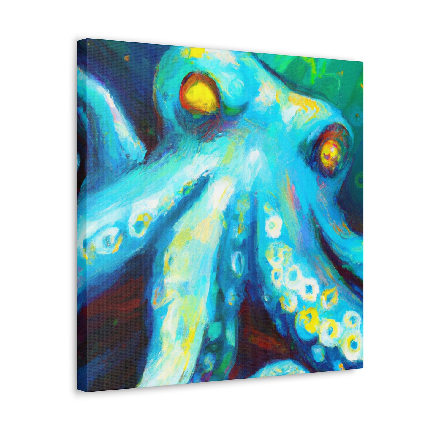 Octopus in Abstract. - Canvas