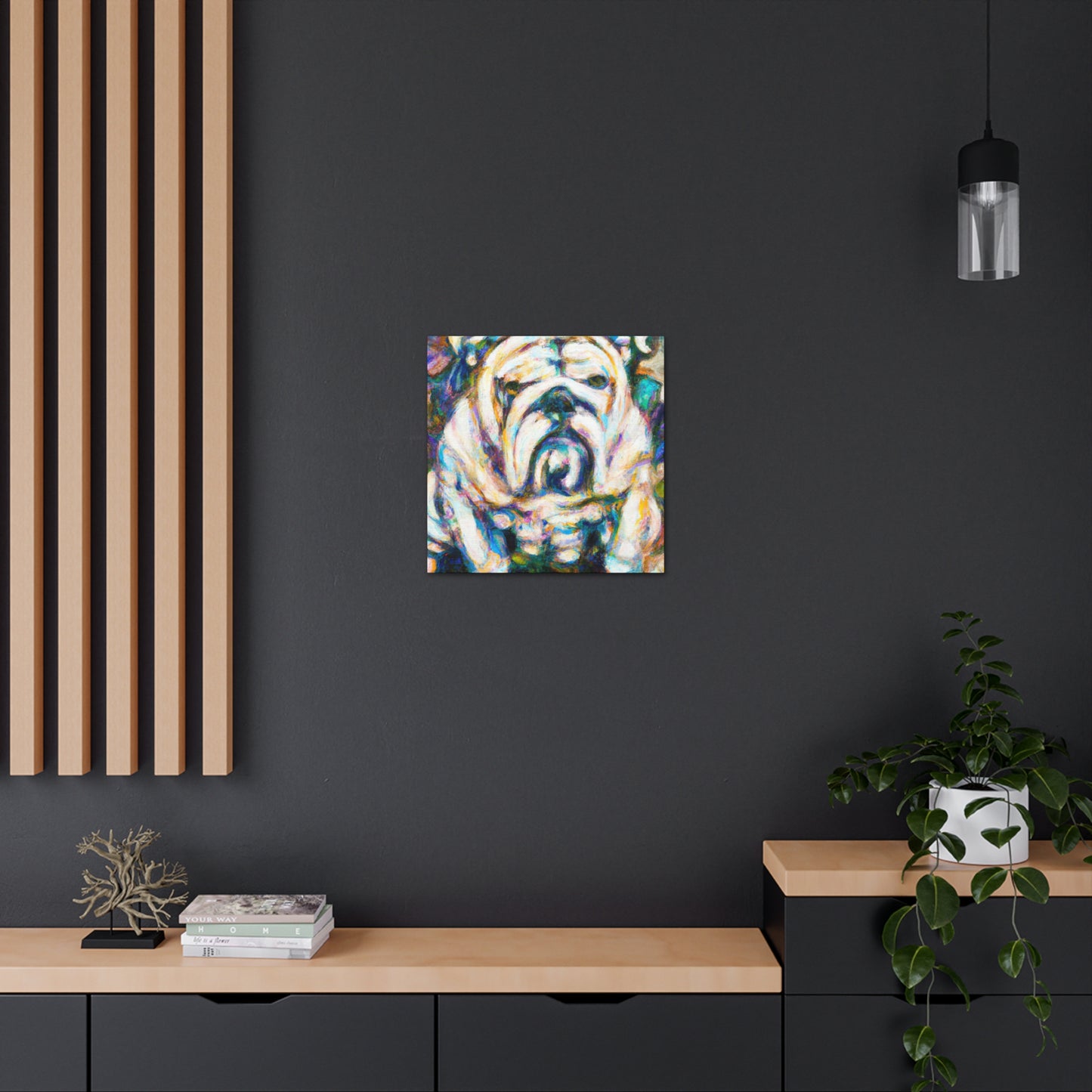 English Bulldog Impression - Canvas