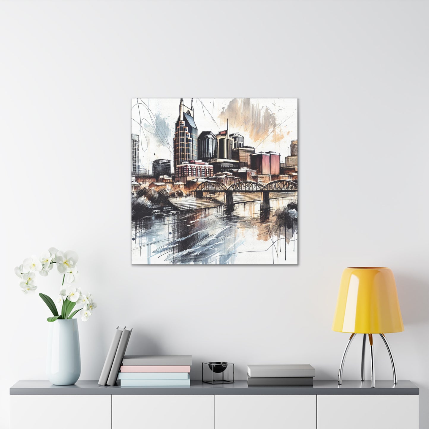 "Melodic Urban Rhapsody" - Canvas