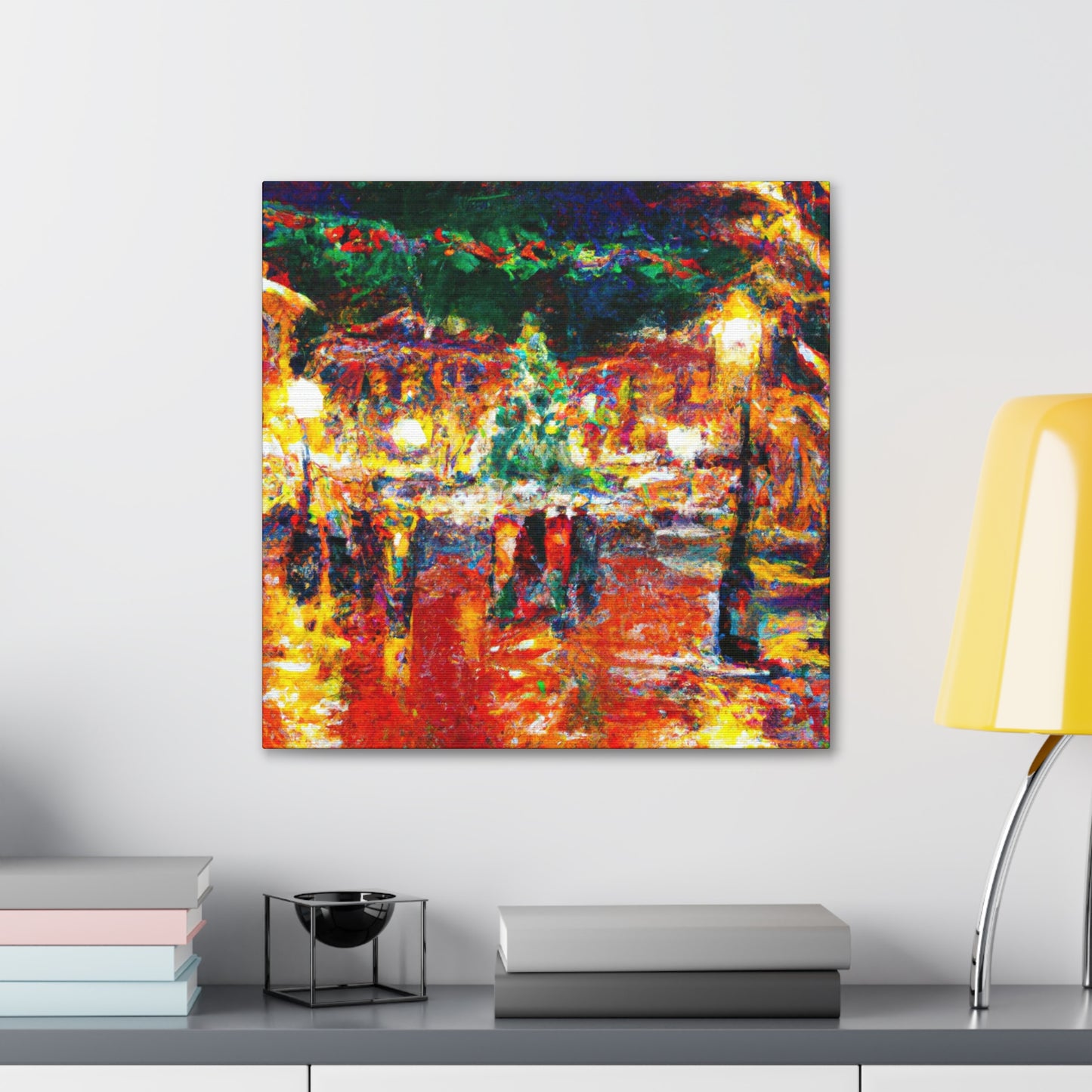 Urban Cityscape Splendor - Canvas