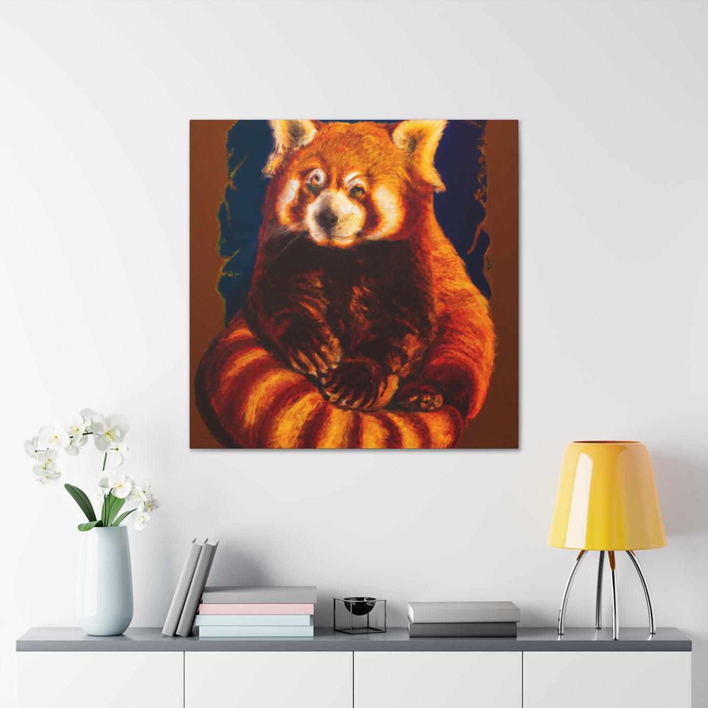 Red Panda Majesty - Canvas