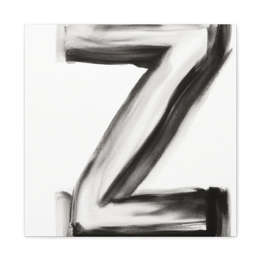 Z's Abstract Reflection - Canvas