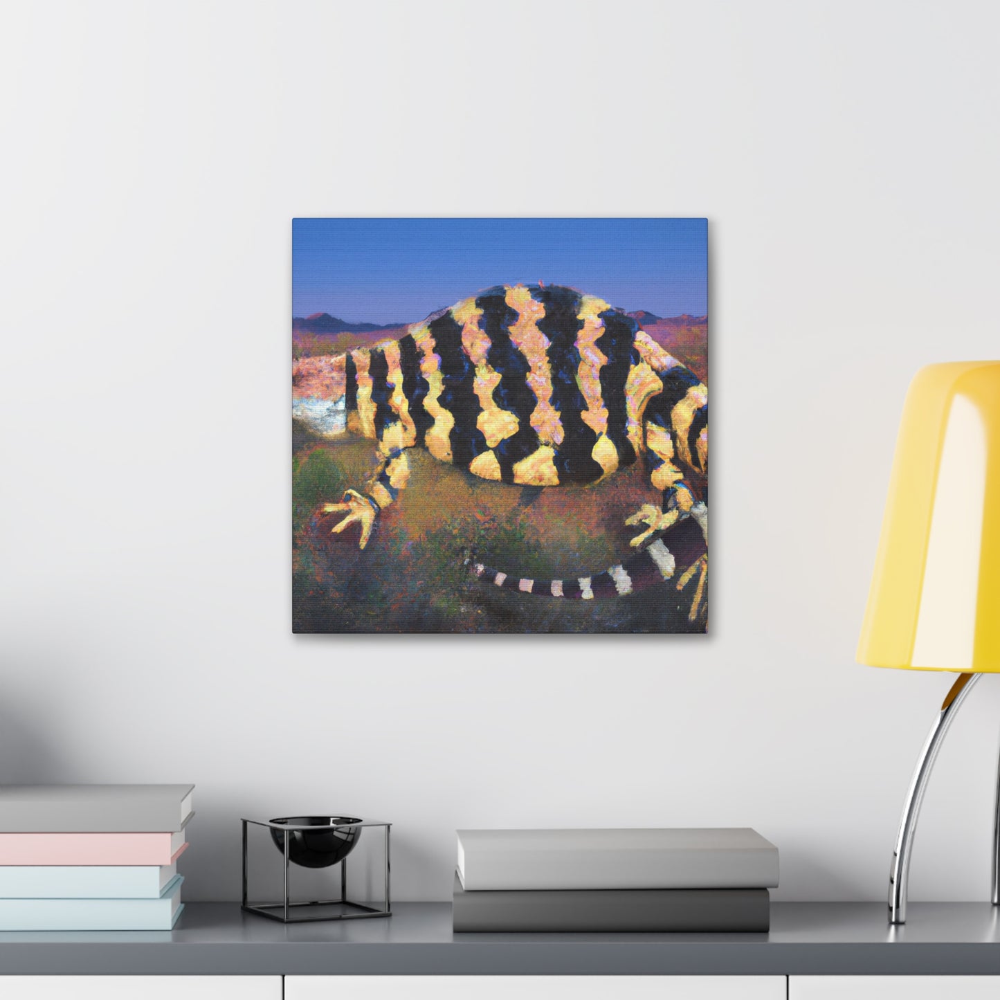 Gila Monster Surrealism - Canvas