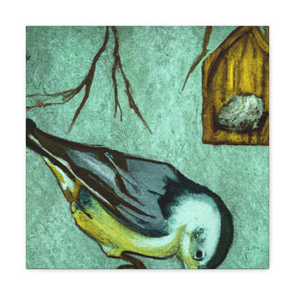 "White Nuthatch Surreality" - Canvas