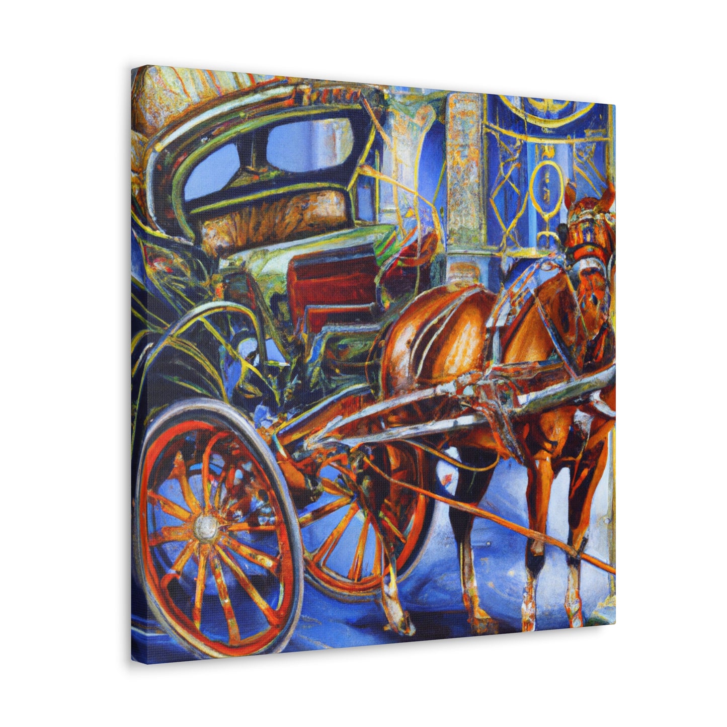 "Horse and Carriage Dream" - Canvas