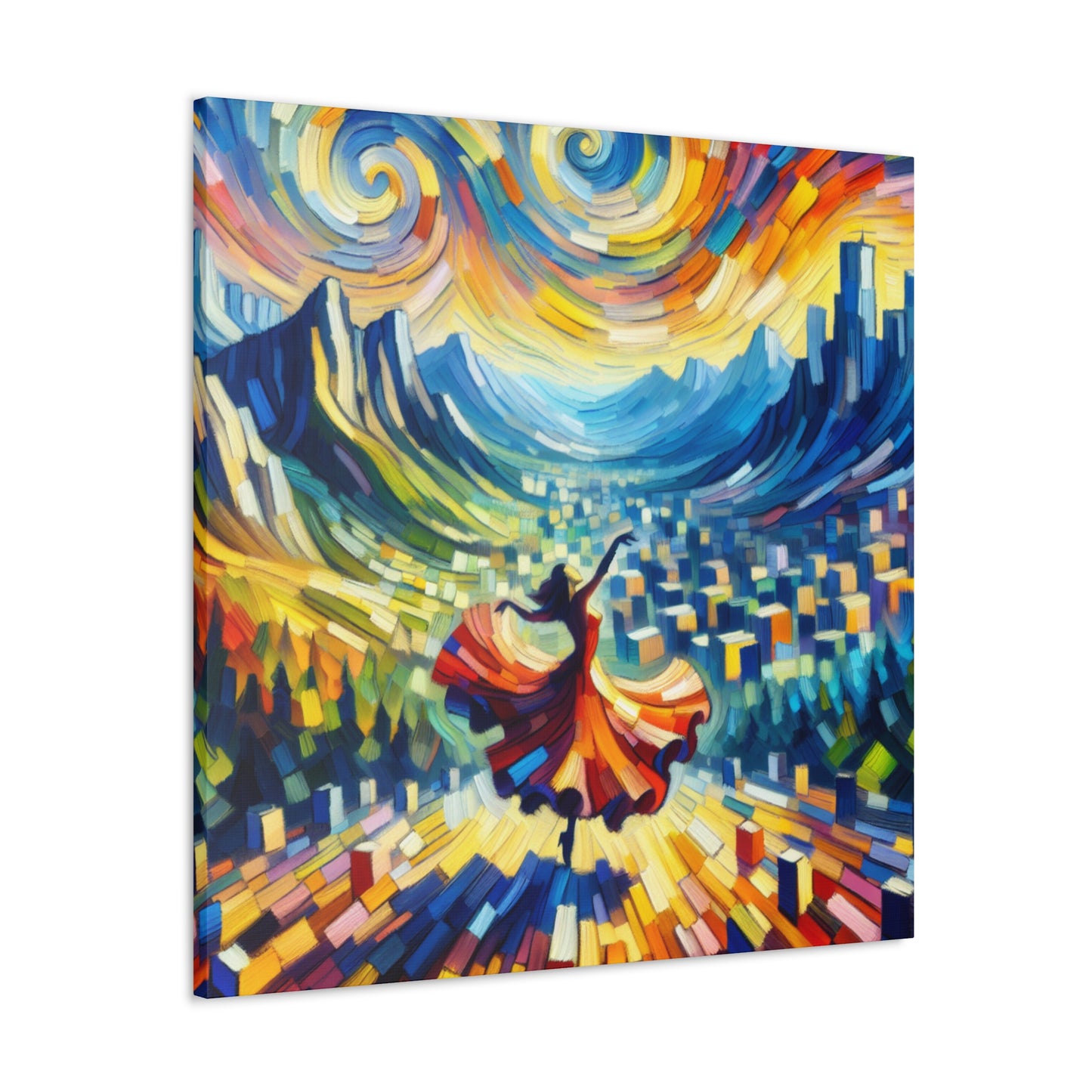 Vibrant Dancing Melodies - Canvas