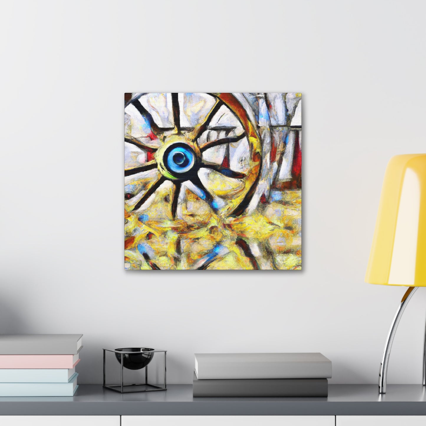 "Wheels of Progress Turning" - Canvas