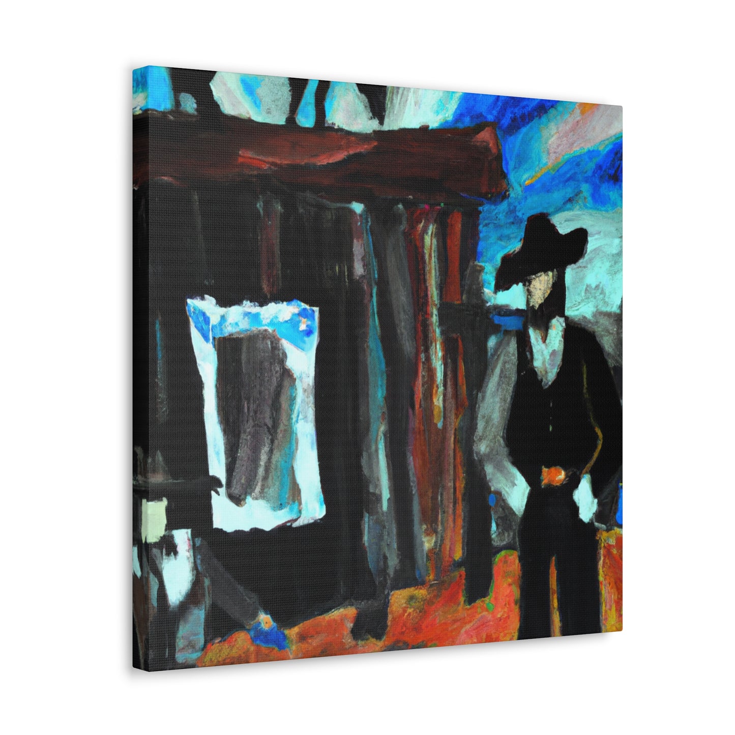 "Saloon in the 1940s" - Canvas