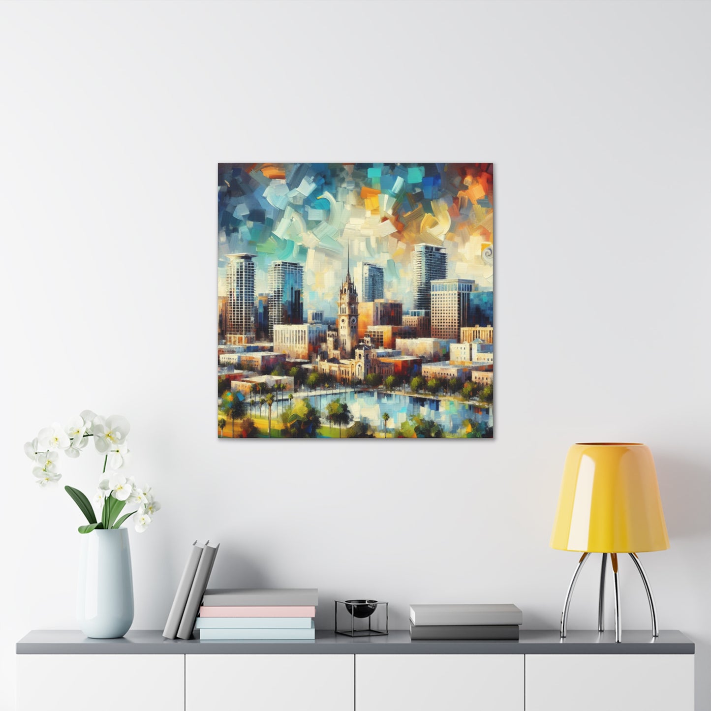 "Flamboyant Sunshine Spectrum" - Canvas