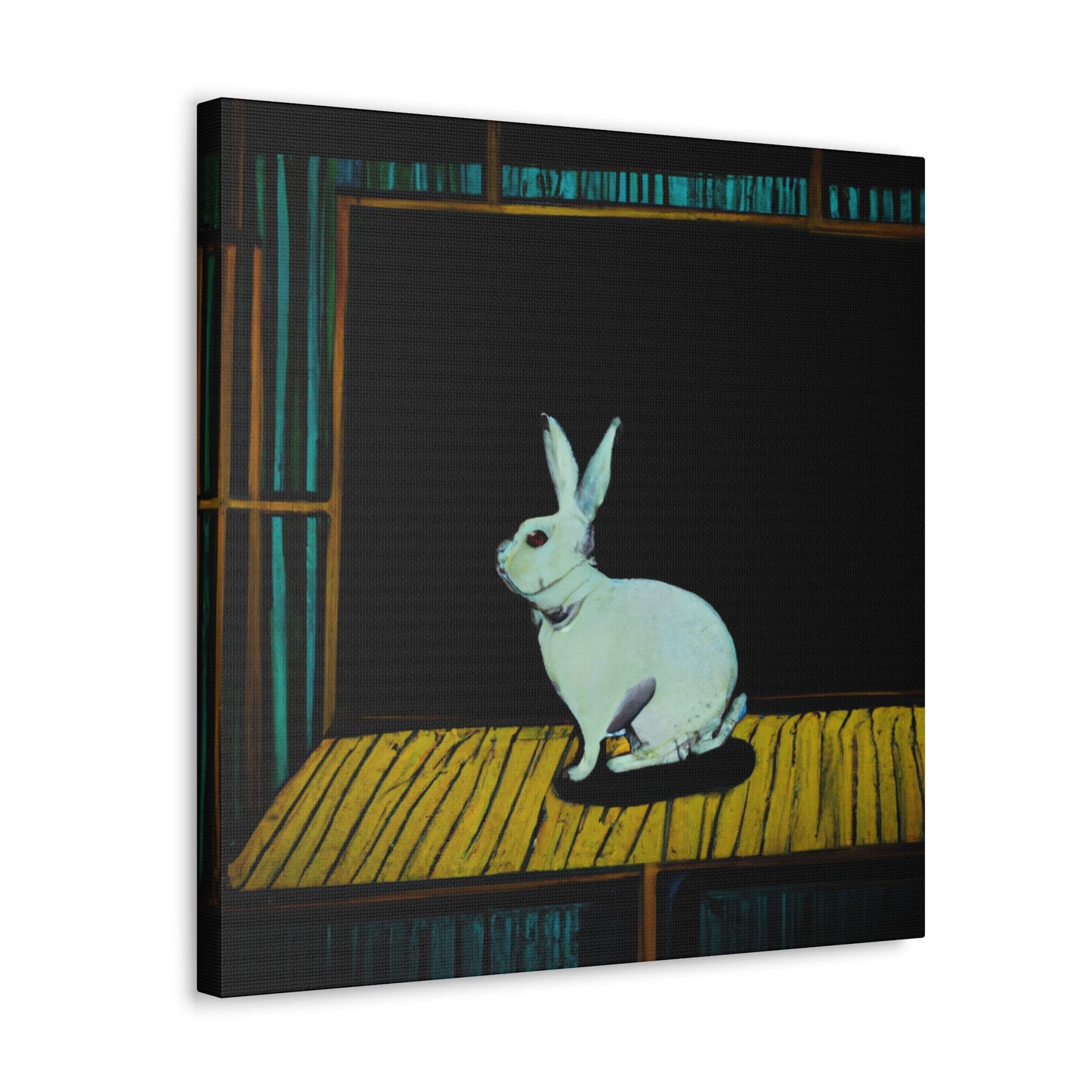 Rabbit in Neutral Tones - Canvas