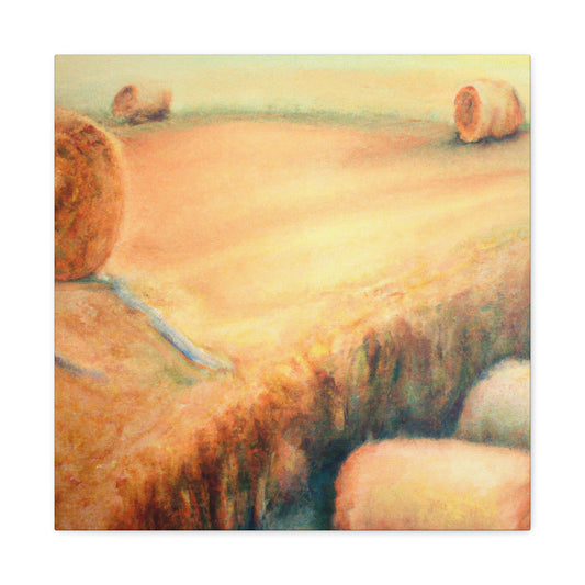 "Hay Bale Surrealism" - Canvas