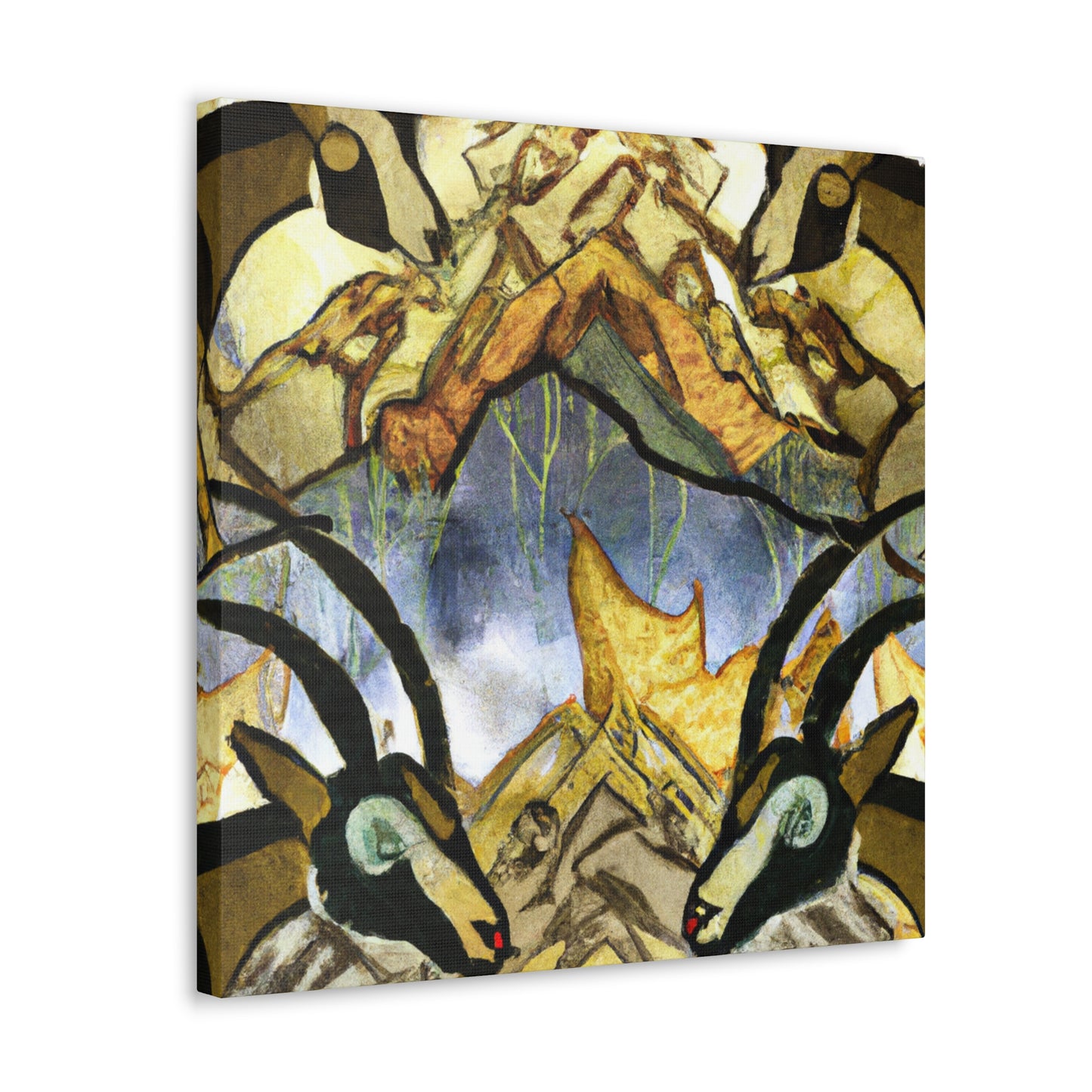 Ibex in Art Deco - Canvas