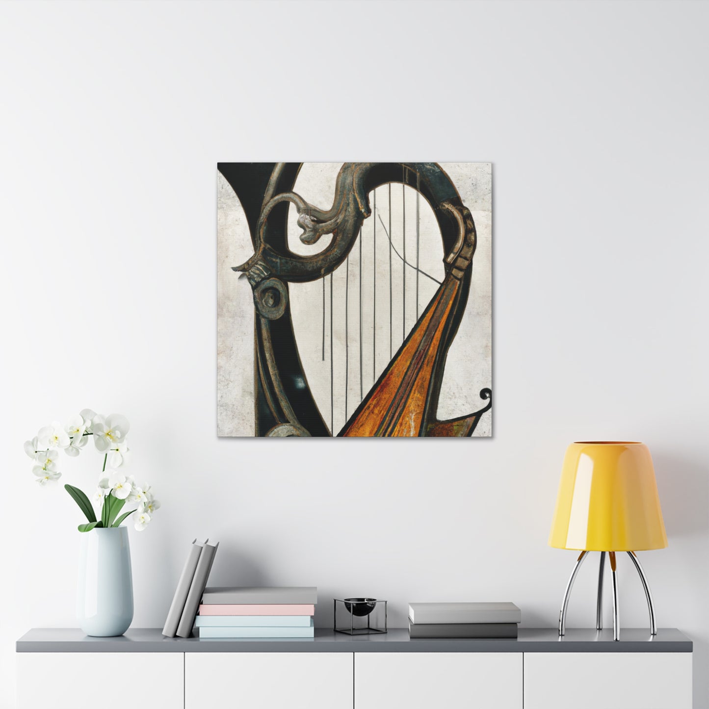 The Harp's Discordance - Canvas