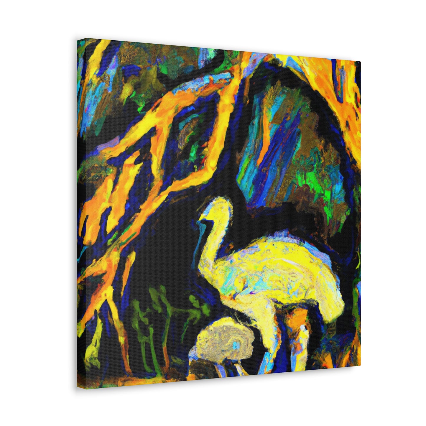 Ostrich Strutting Heaven - Canvas