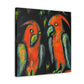 Pionus in Expressionism - Canvas