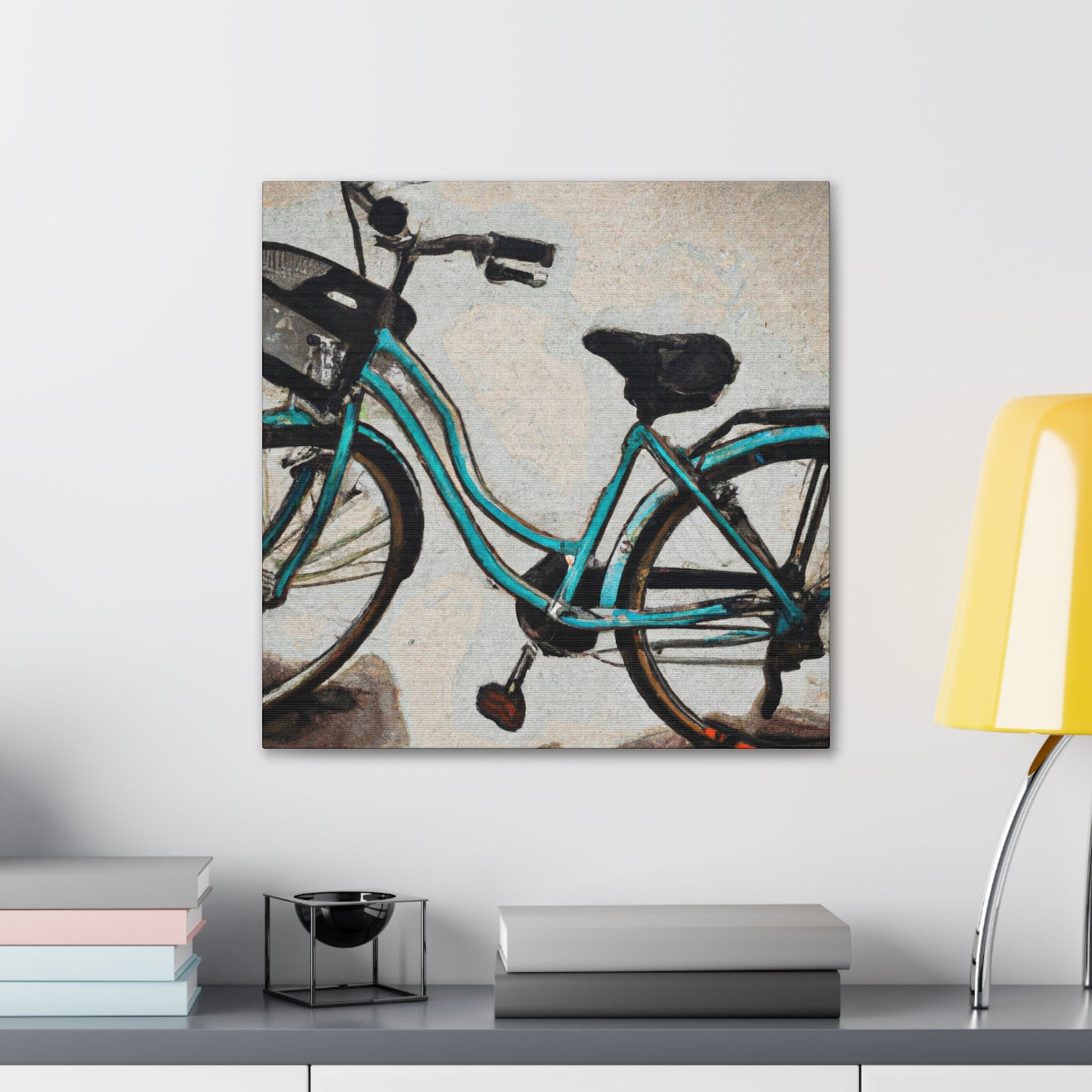 Cycling Through Tranquility - Canvas