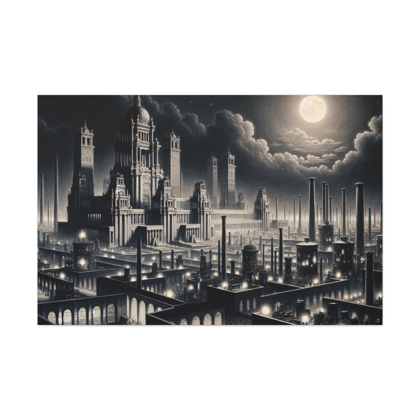 Nighttime City Symphonies - Canvas