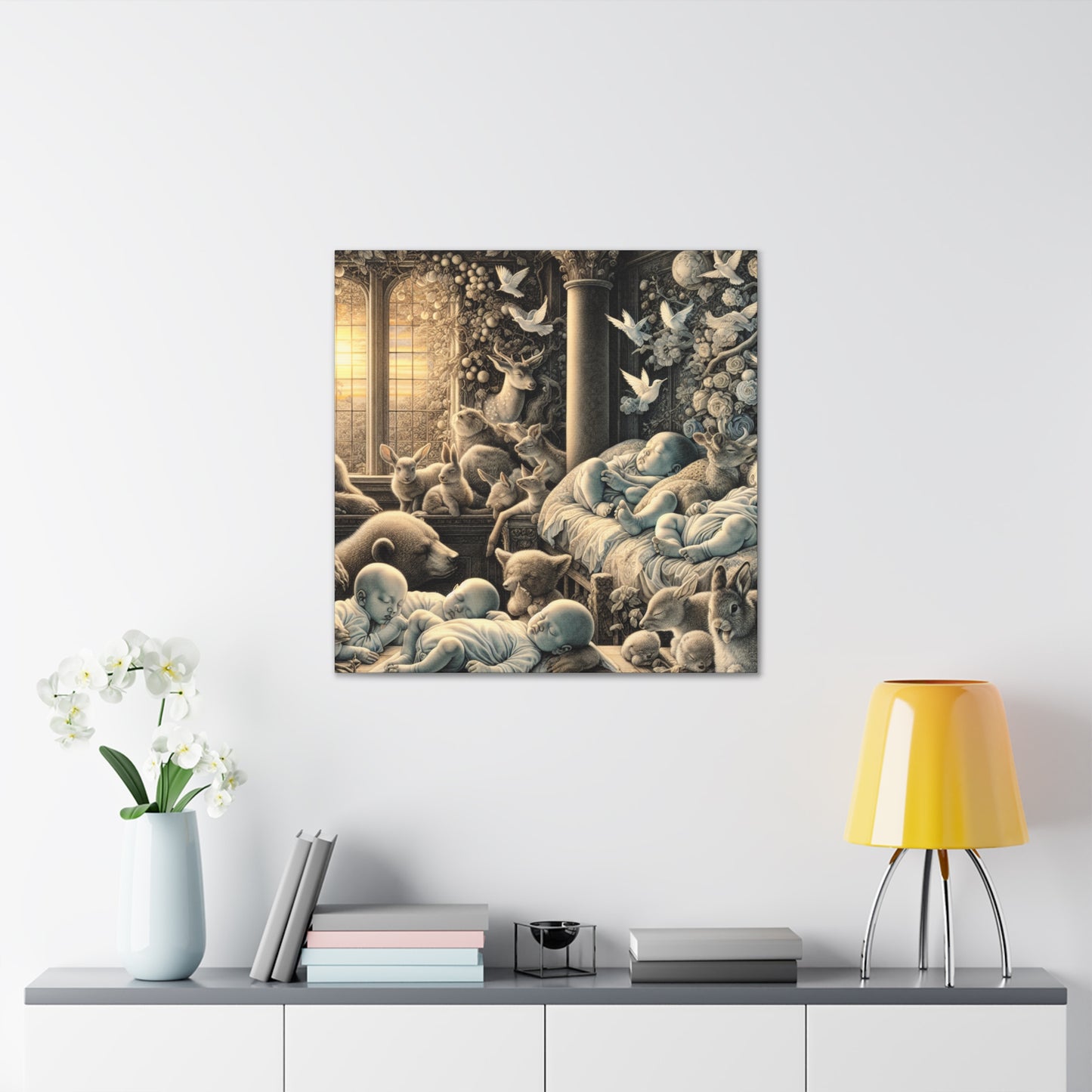 Slumbering Woodland Serenade - Canvas