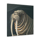 "Walrus in Moonlight Pose" - Canvas