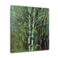 Birch Tree Impressionism - Canvas