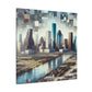 "Urban Dreamscapes: Houston Horizon" - Canvas