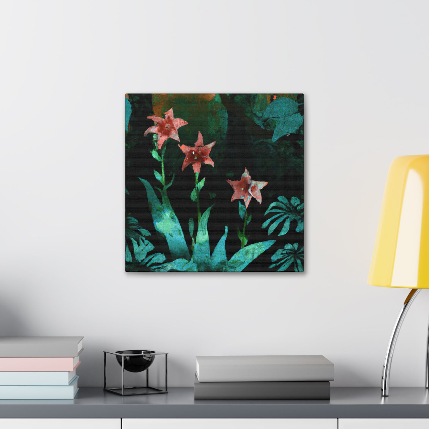 "Lily in Sunshine Colors" - Canvas