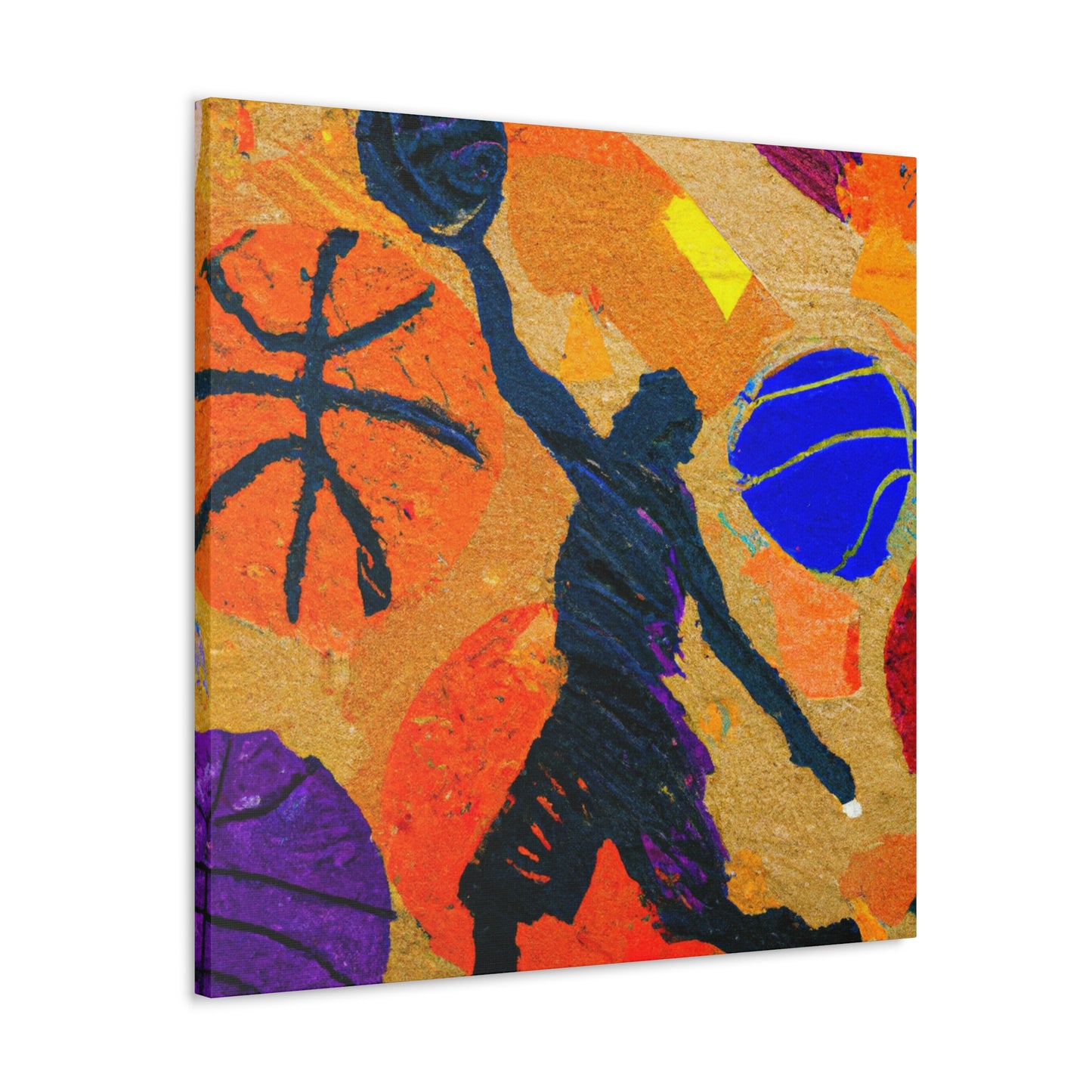 "Hoops: A Tribute" - Canvas