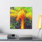 Palm Tree Impressionism - Canvas