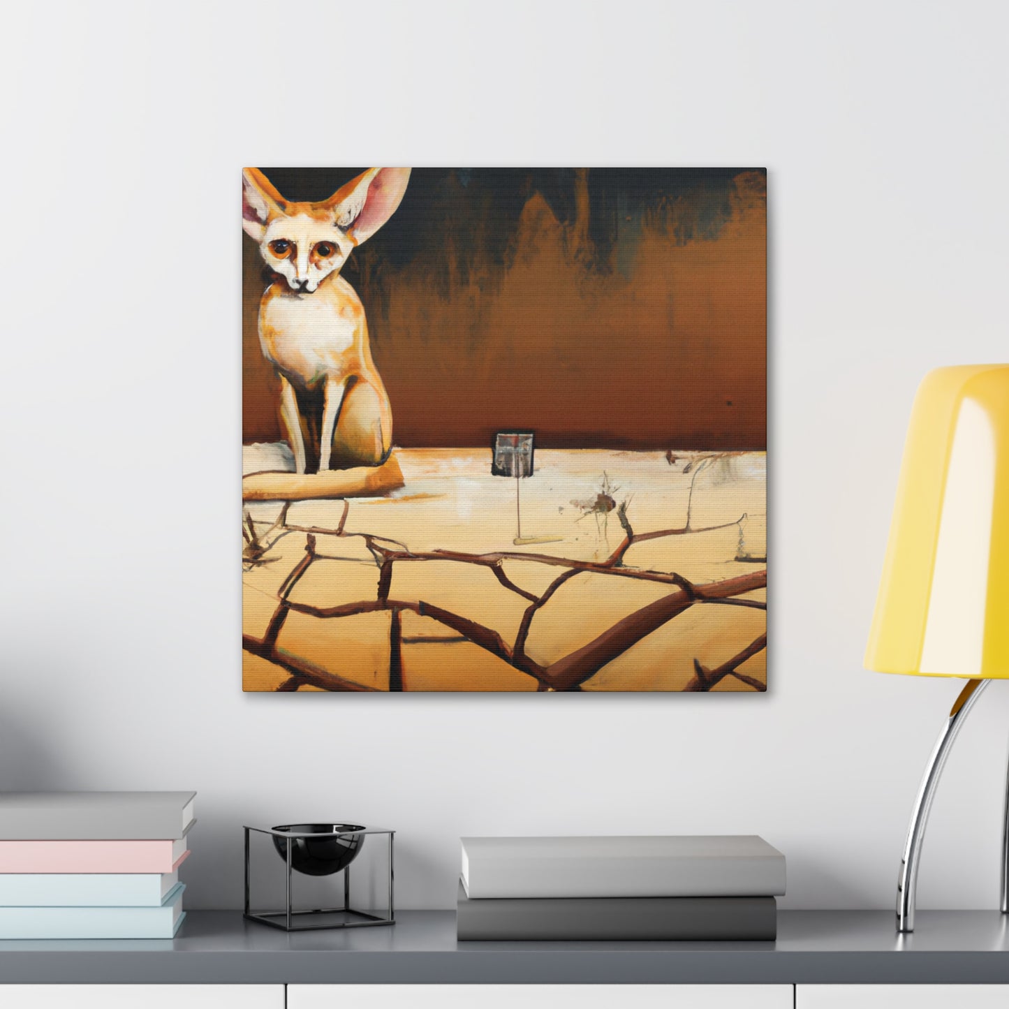 Fennec Fox Majestic Burst - Canvas