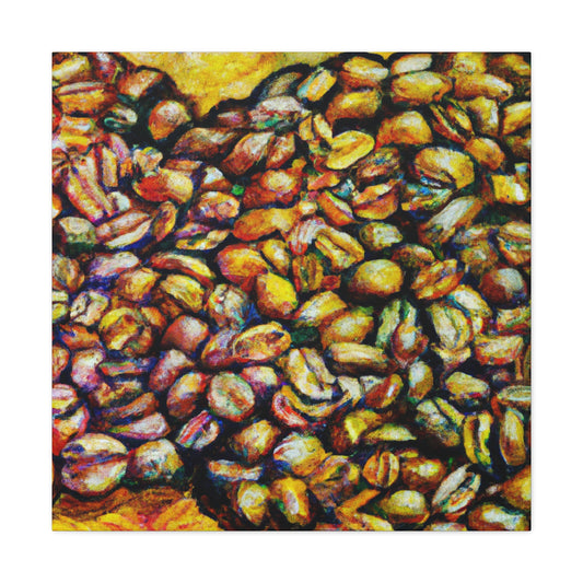 "Coffee Beans Impressionism" - Canvas