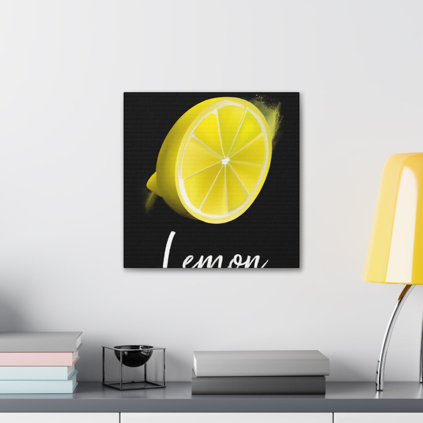 Lemon Zest Radiance - Canvas