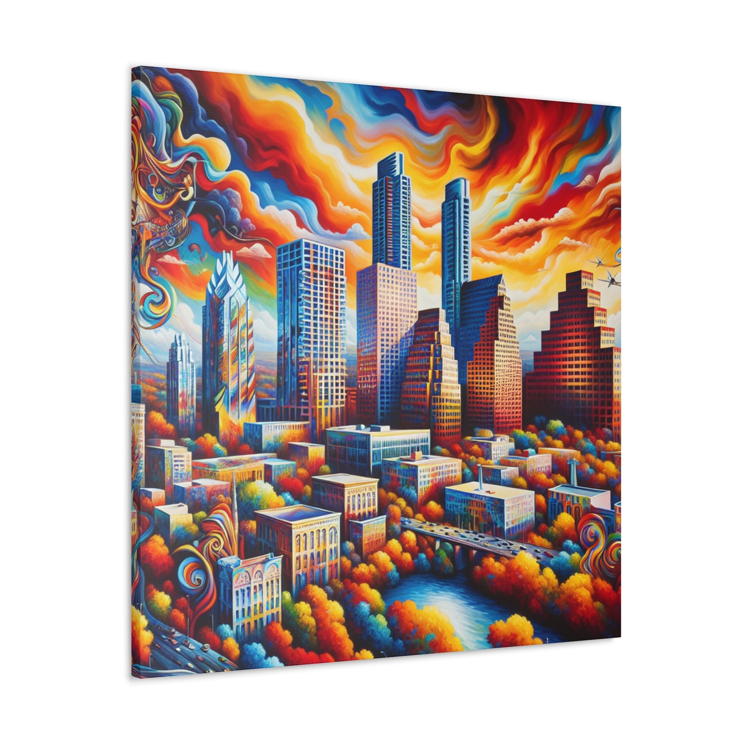 "Enigmatic Austin Dreamscape" - Canvas