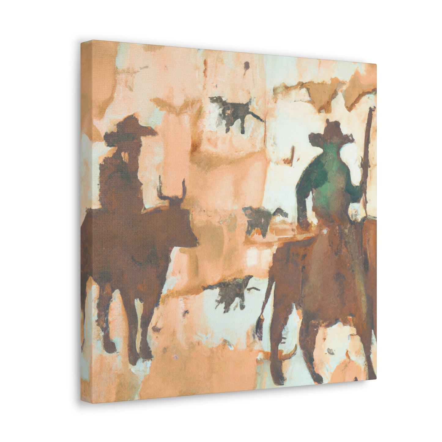 Driving Cattle Home - Canvas