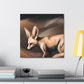 "Fennec Fox Sunrise Glow" - Canvas