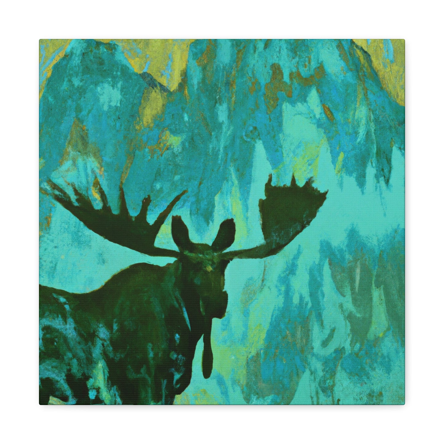 Moose in Expressionism - Canvas