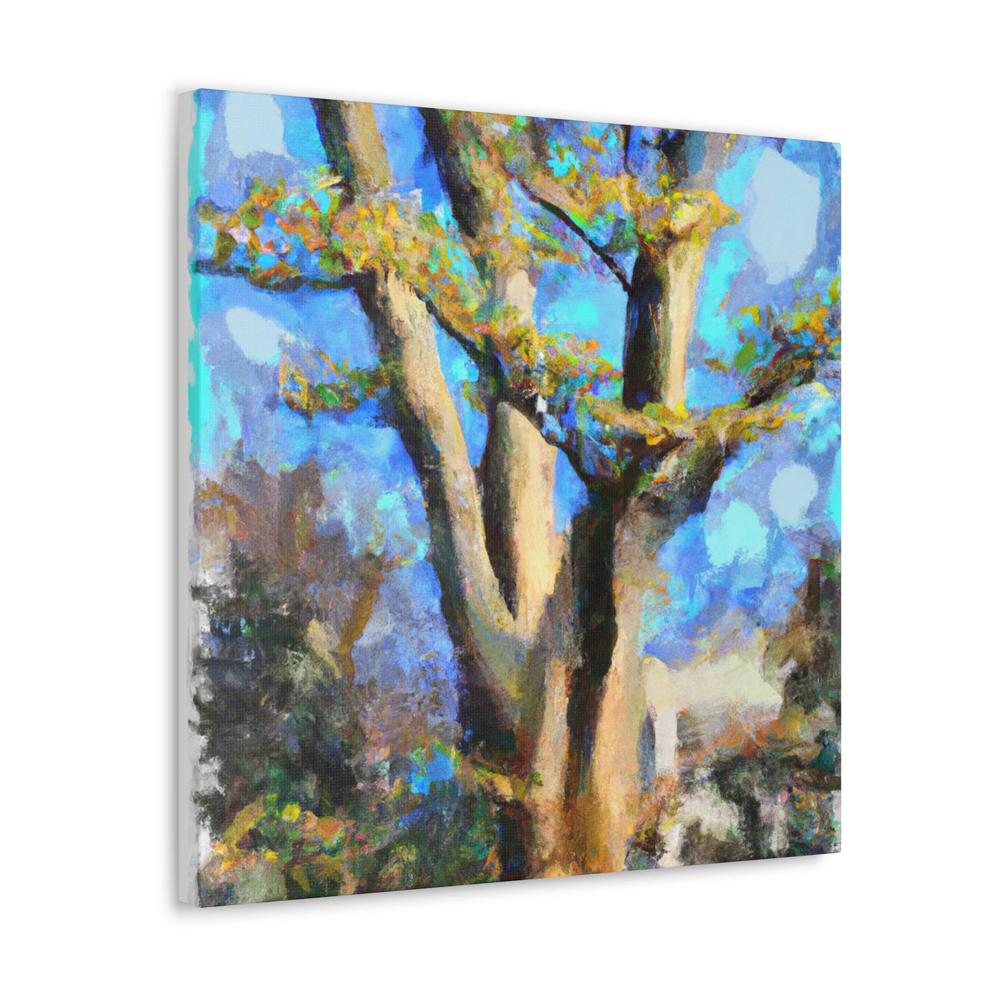 Beech Tree Reflection. - Canvas