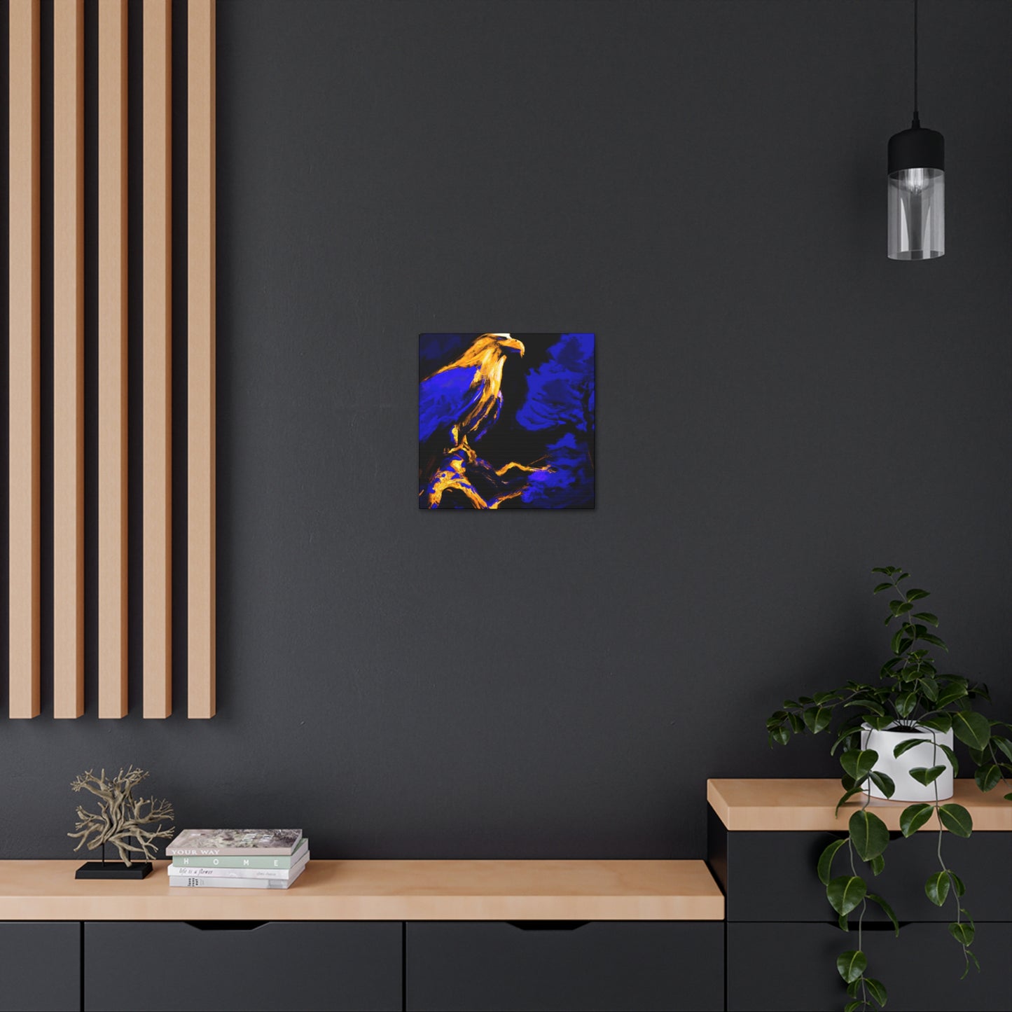 "Majestic Golden Eagle". - Canvas