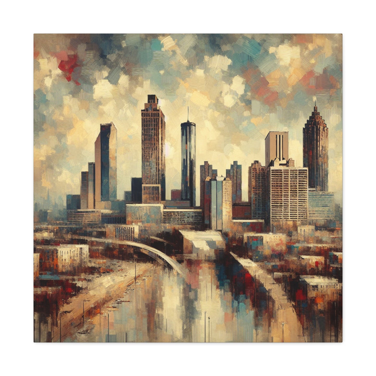 "Urban Symphony Unleashed" - Canvas